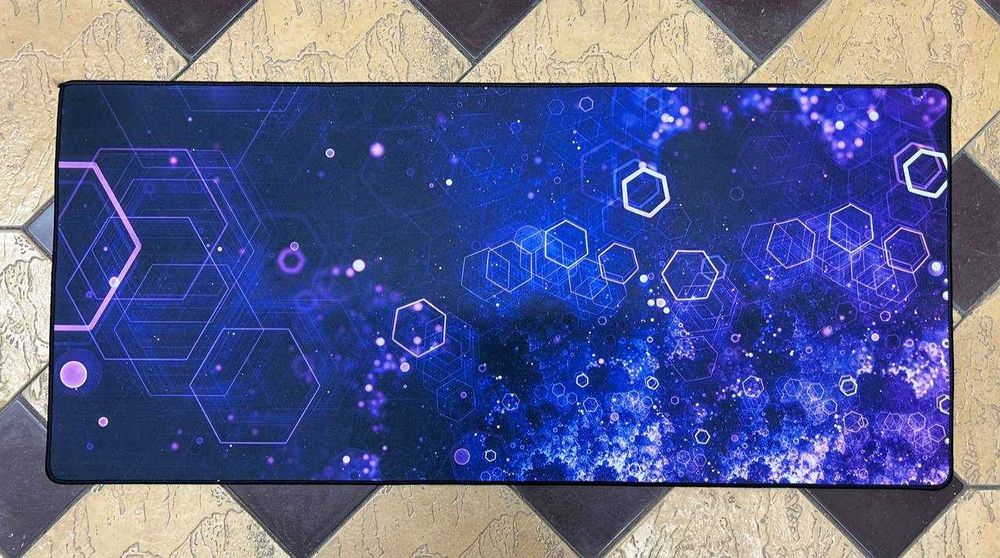 Новый красивый большой коврик 90х40 см для клавиатуры и мышки