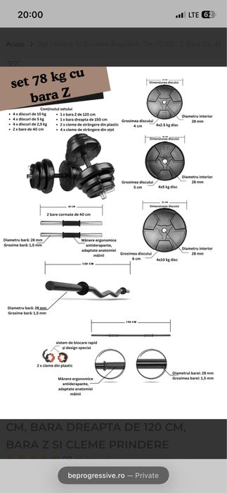 Greutati fitness