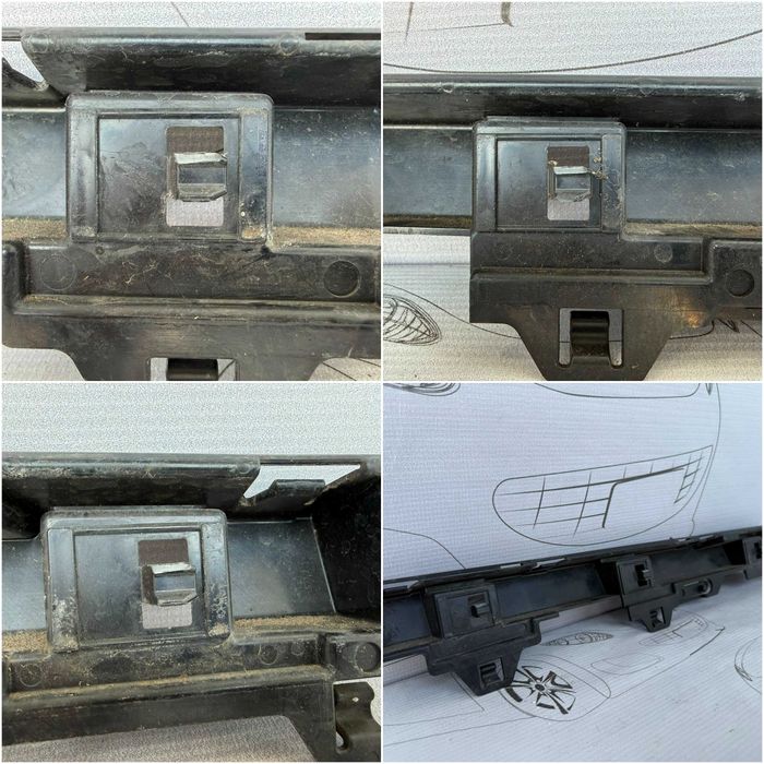 Suport Ghidaj Prag Lateral Stanga BMW Seria 1 Cod OEM 51777240913 (5C2)