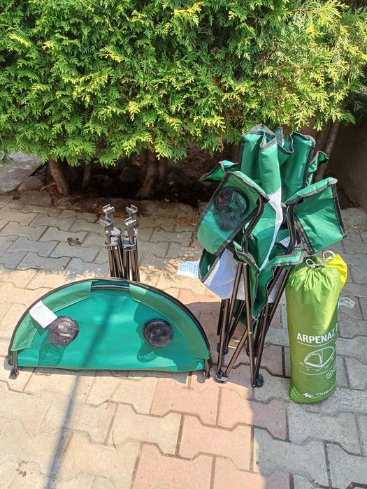 Scaun pescar. masa, cort