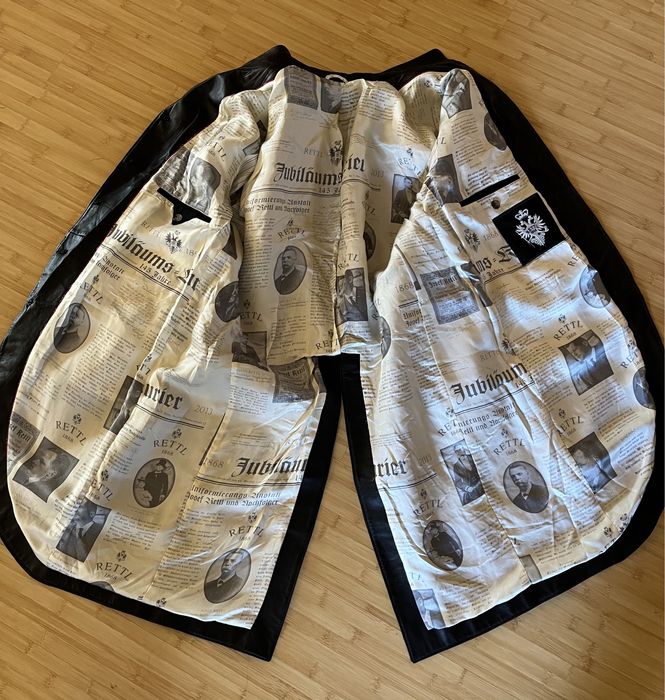 Jacheta piele , stil frac , model deosebit