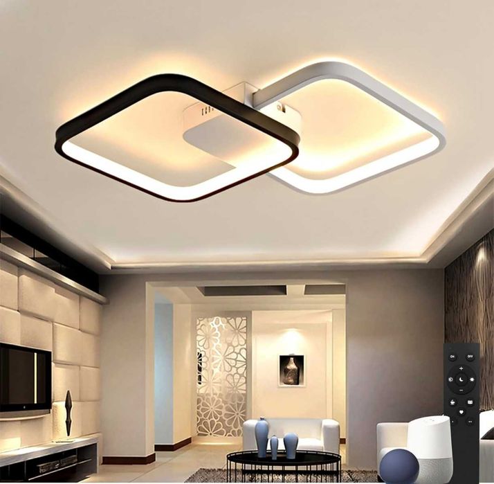 Aplica Led, Plafoniera incastrata, 3 intensități, Alexa