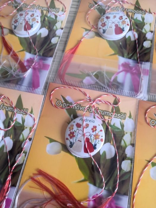 Insigne personalizate martisor/ scoli /evenimente / broșe personalizat
