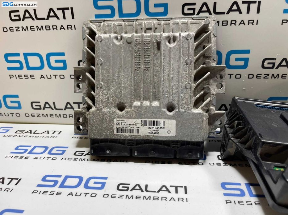 Kit Pornire ECU Calculator Motor Contact cu Cartela BCM si Imobilizator Renault Megane 3 1.5 DCI 2008 - 2015 Cod 237104833R 237104833 237104832R 237104832 S180153110A S180153110 [2753] [2754]