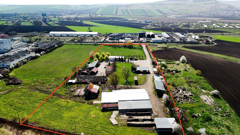 SE VINDE SAU SE INCHIRIAZA teren cu constructii Ludus