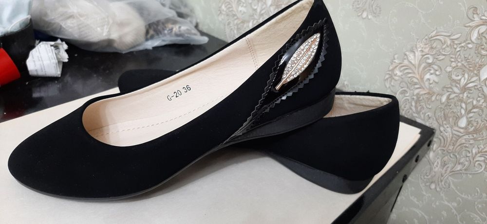 Туфли балетки лодочки