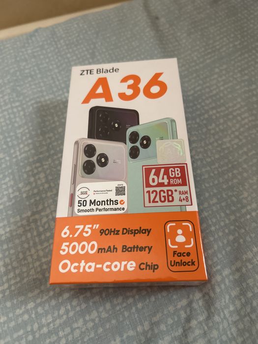 ZTE Blade A36 новый 4/64гб