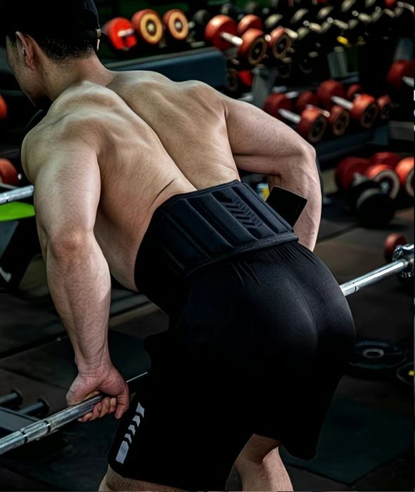 Тяжелоатлетический спортивный пояс ремень для зала спортзала