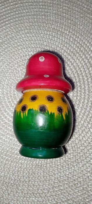 Деревянная копилка грибок.