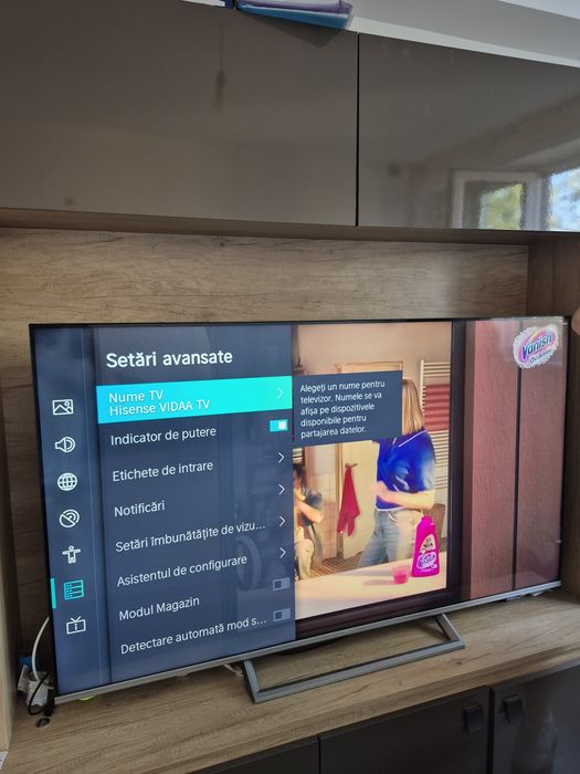 TV Smart 4K UHD Hisense 65" 164cm stare ca nou