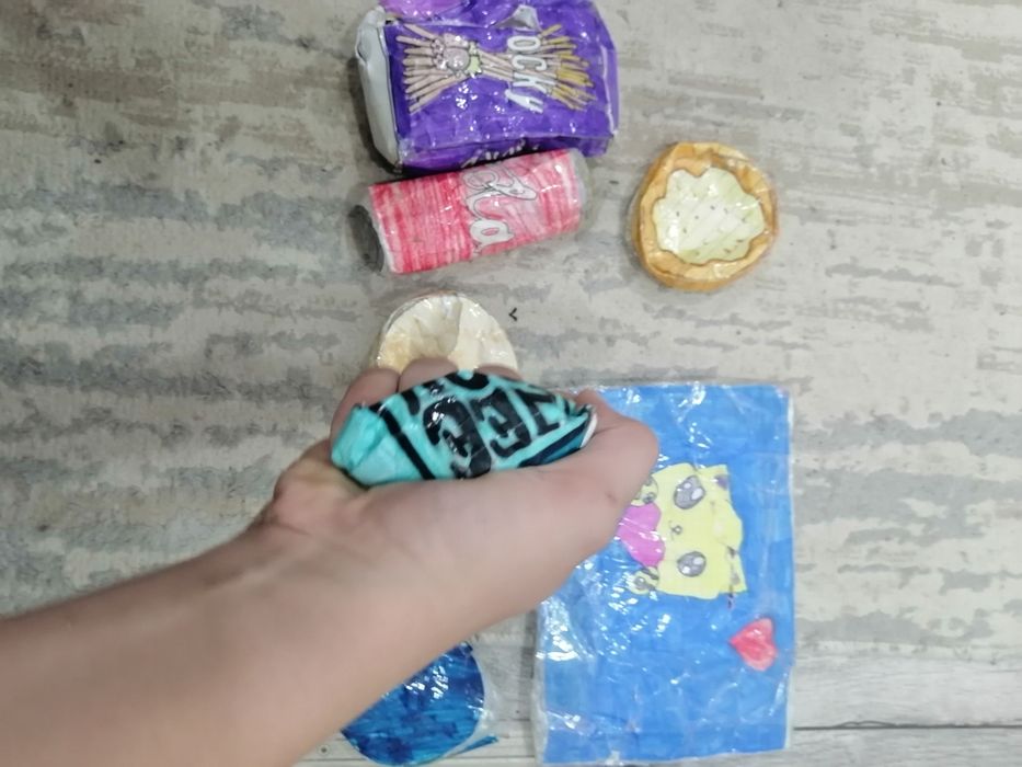 Сквиш из бумаги бу