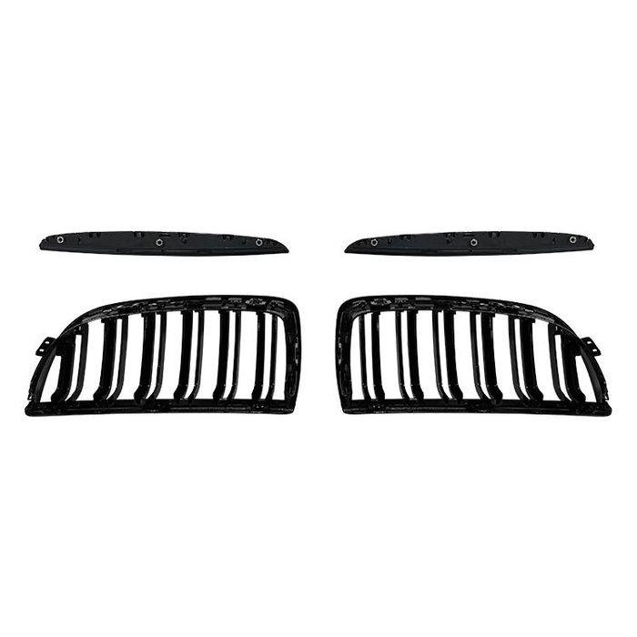 Grile centrale duble BMW seria 3 e90 e91 NFL (2005-2008) negru lucios