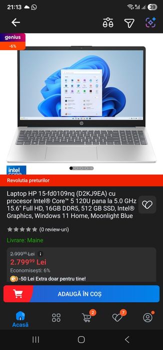Laptop HP ca nou!!