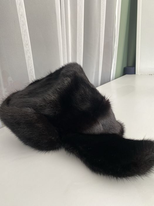 Шапка-ушанка норковая 58 размер