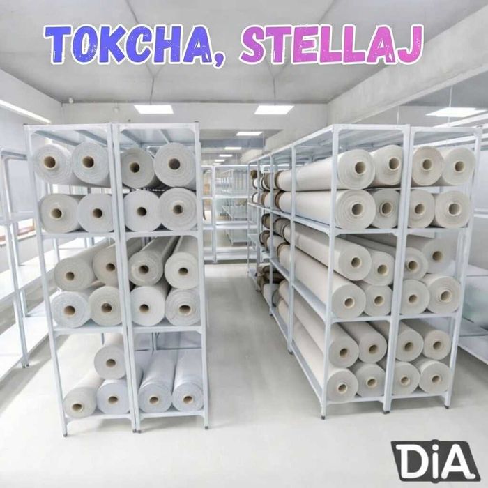 Polkaly stellaj, arxiv tokchasi Акция, метал архивный стеллаж