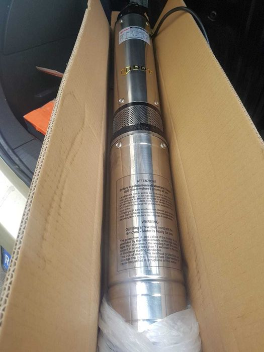 Pompa submersibila profesionala inox cu 10 turbine ptr casa si gradina