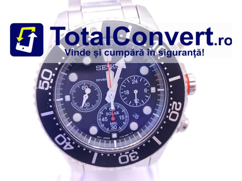 Seiko Prospex Solar Chronograph SSC015P1, Garantie 24 luni | #D90660