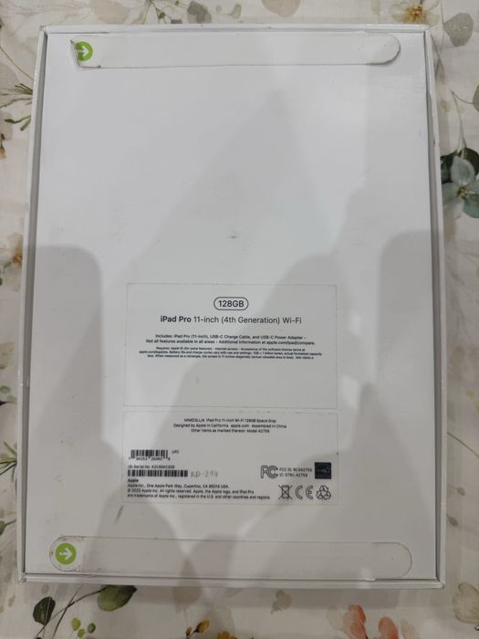 Ipad pro 11 m2 (4 generation) 128 gb