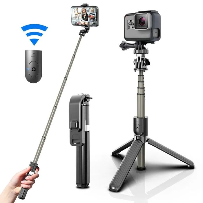 Selfie stick trepied Bluetooth Bullet Time