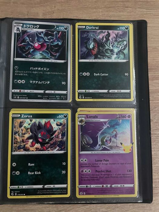 Pokemon 25th anniversary binder cu 112 carti