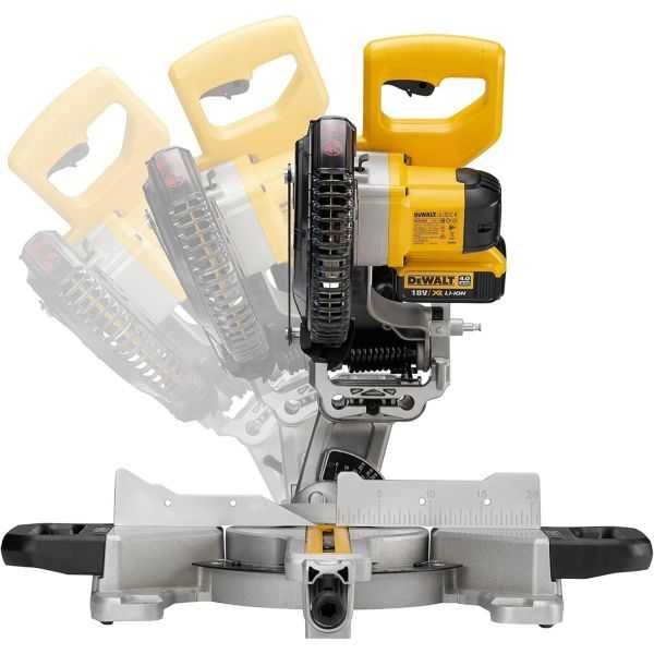 Потапящ циркуляр с герунг DeWALT DCS365N-XJ, 18 V, 184 мм, без батерия и зарядно