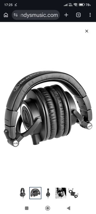 Casti Studiou Audio Technica ATH-M50X impecabile