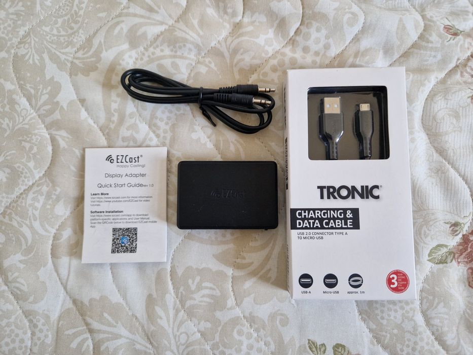 EZCast Duo, Cablu USB-A la Micro-USB & Jack 3.5