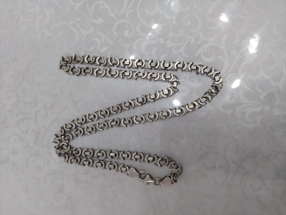 Цепочка серебро в хорошем состоянии