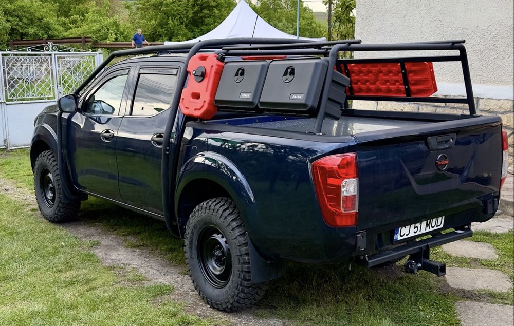 Roof rack portbagaj bena Nissan Navara pick-up + accesorii