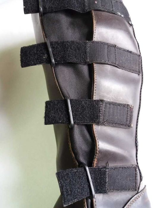 Cizme zapada- piele si cauciuc- impermeabile, reglabile, inalte mar 39