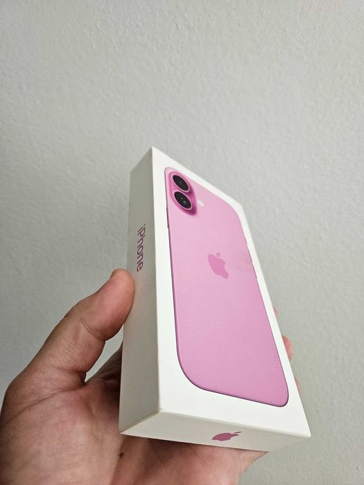 Iphone 16, 256 Gb, neverlock, nou la cutie pink, schimb.