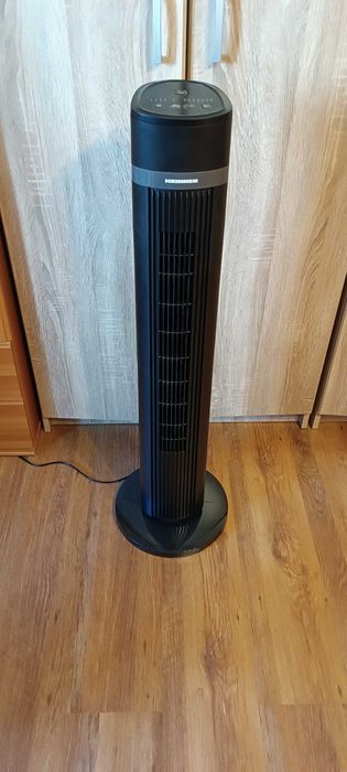 Ventilator Turn Heinner HMTF-D3BK, 45W, 3 viteze, telecomandă, timer, ECO
