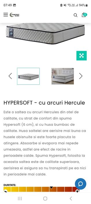 Saltea Serabed  160x200