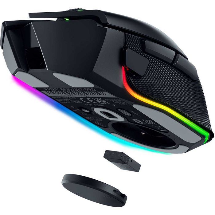 Mouse Wireless Razer Basilisk V3 Pro Negru, Alb RGB RZ01-04620100-R3G1