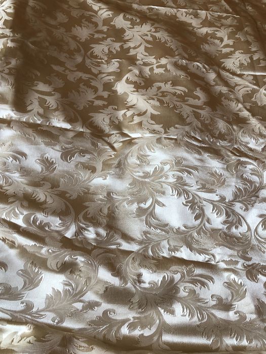 Шторы, цвет бежевый, 2 штуки