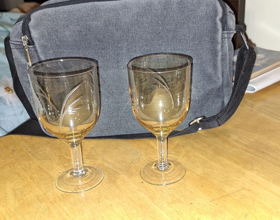 Фужеры из стекла, времен СССР