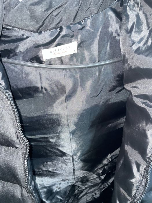 Vestă neagră lungă L  vesta scurta  M