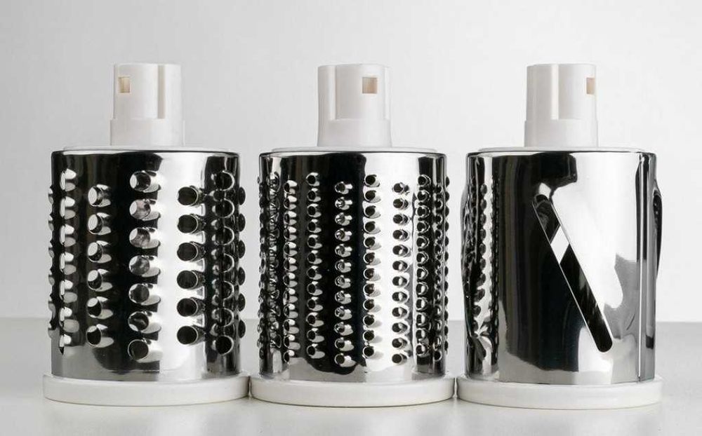 Интересно ренде тип ръчна мелничка с 3 рендета от неръждаема стомана