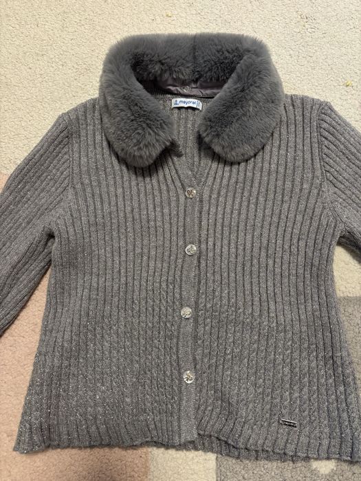 Детска сребриста жилетка Mayoral и пола