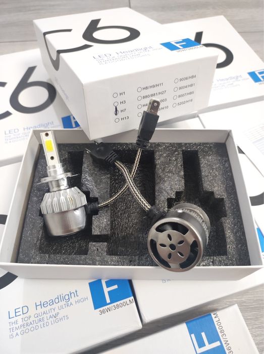 Becuri led H1 H3 H4 H7 H11 HB3 HB4