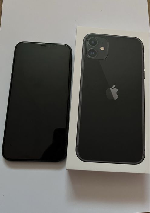iPhone 11 64GB - stare buna, cutie originala Face ID perfect