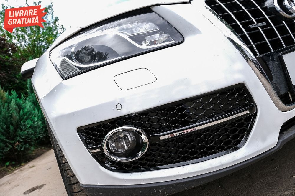 Grile Laterale Audi Q5 SUV 8R (2008-2011) RS Design Negru Lucios Chrom