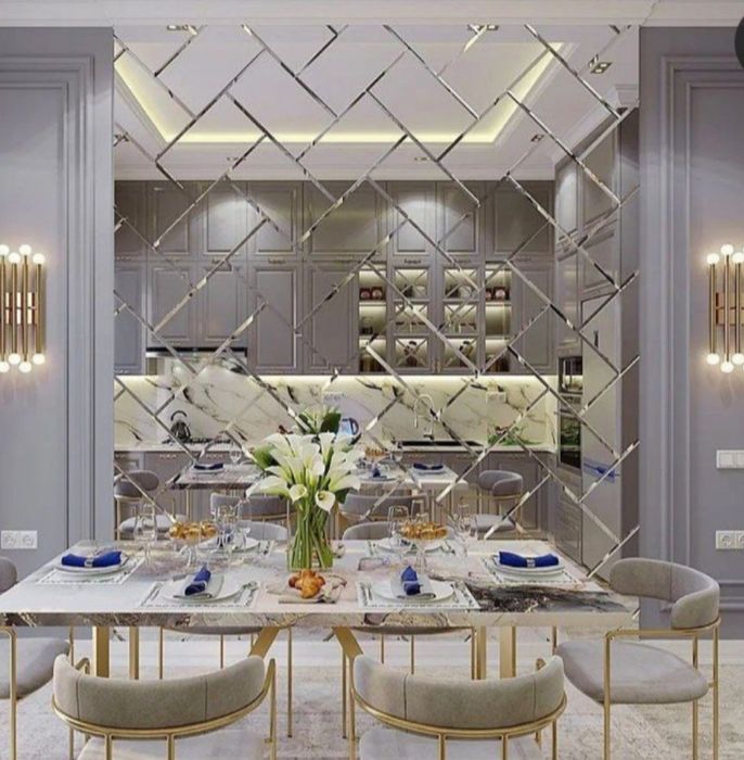 Rombik Ромбик Tosh Oyna Zerkila Душкабина Витрина (Ойна кесиш хизмати)