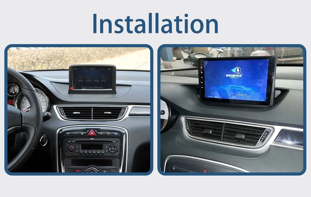 Мултимедия 9 инча Peugeot 308 Android 2010 - 2016 навигация андроид