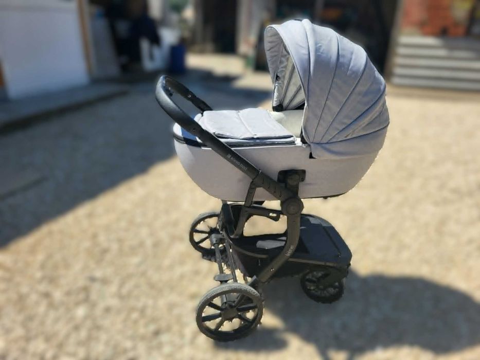 KIKKA BOO Комбинирана количка 3в1 IRENE LIGHT GREY