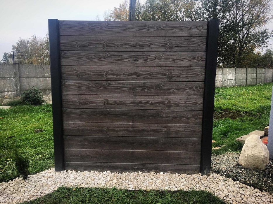 Gard din beton armat cu FATA DUBLA/placi prefabricate sector 6