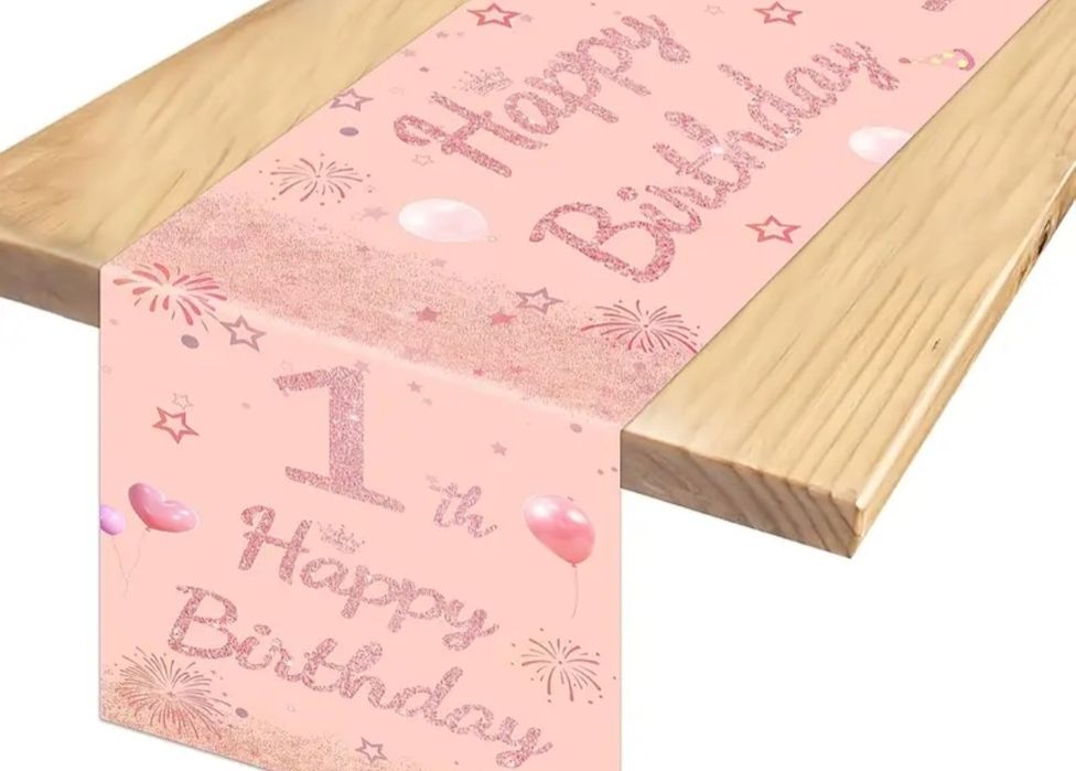 Ленен тишлайфер за 1-ви рожден ден