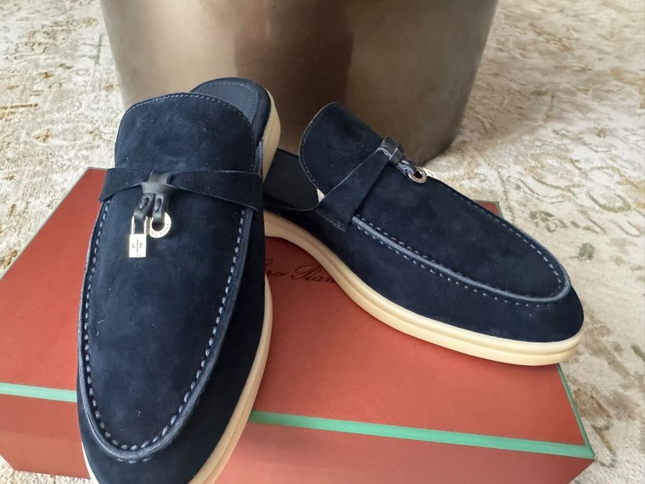 Papuci Loro Piana damă pe stoc 36 | Premium