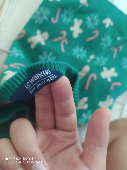 Коледен половер за деца