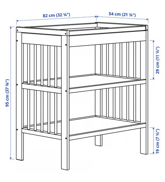 Masă înfăşat Gulliver IKEA